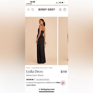 Birdy Grey formal dress.